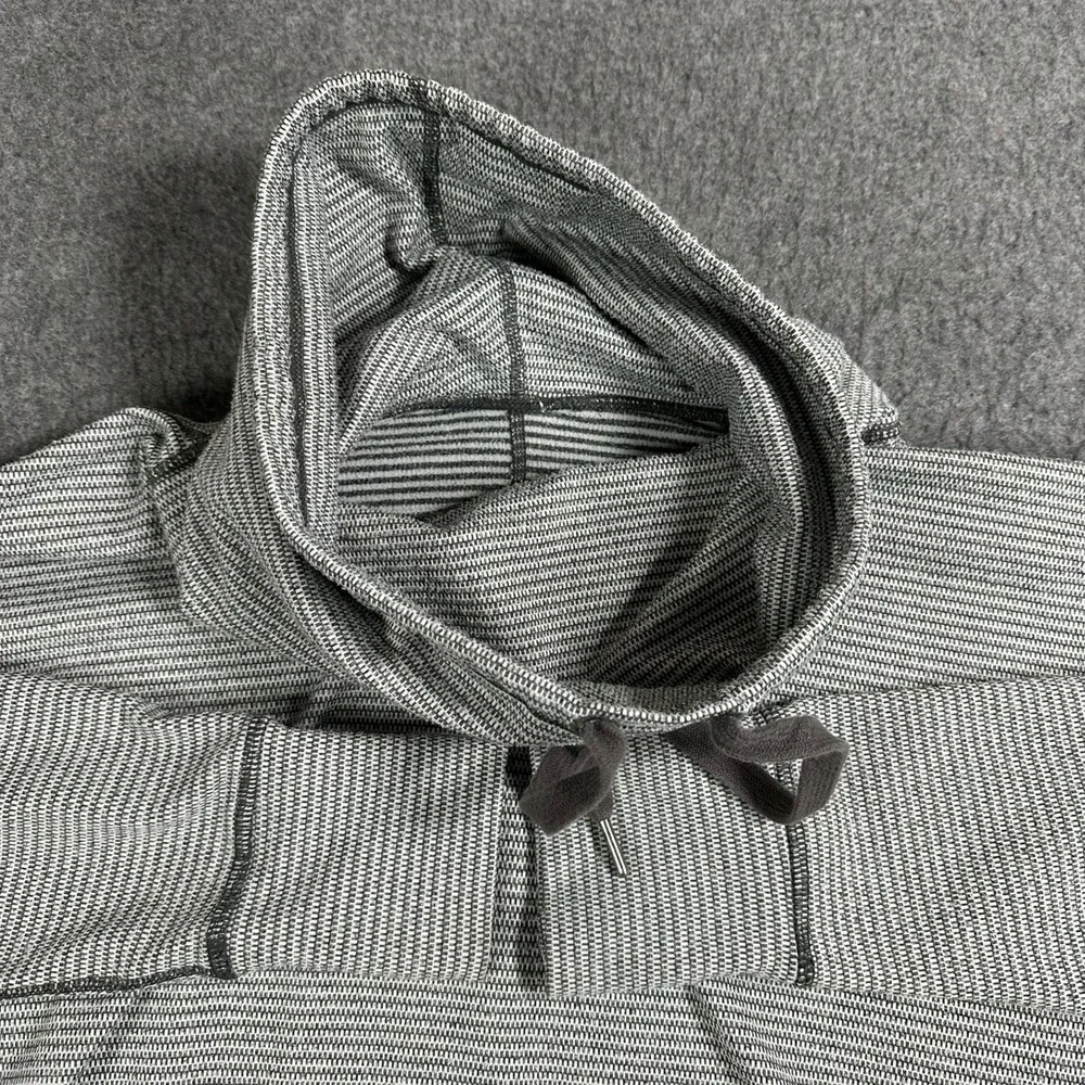 Womens Striped Cowl Neck Hoodie Medium Pullover‎ Top NO BRAND OR SIZE
